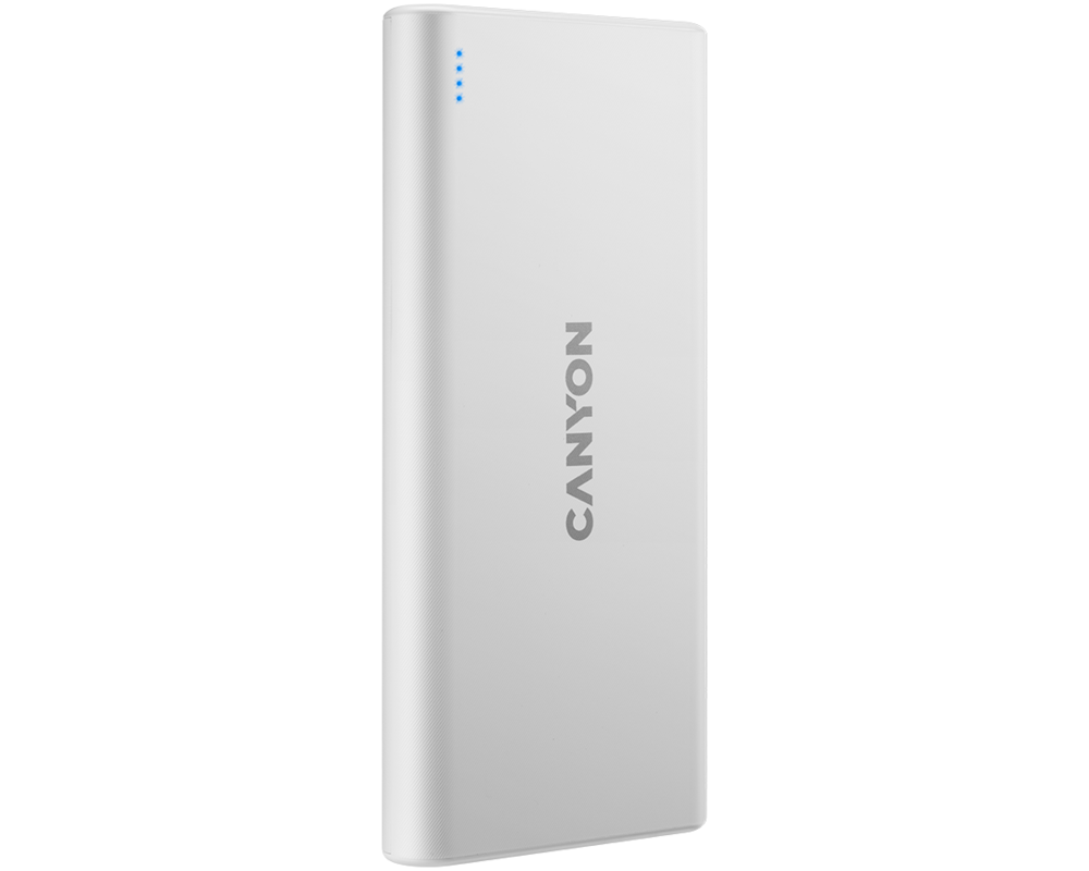 Външна батерия CANYON power bank PB-108 10000 mAh White 2