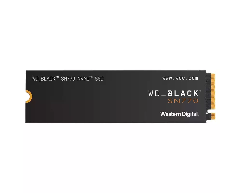 SSD WD Black SSD SN770 NVMe 500GB PCIe Gen4 16GT 9