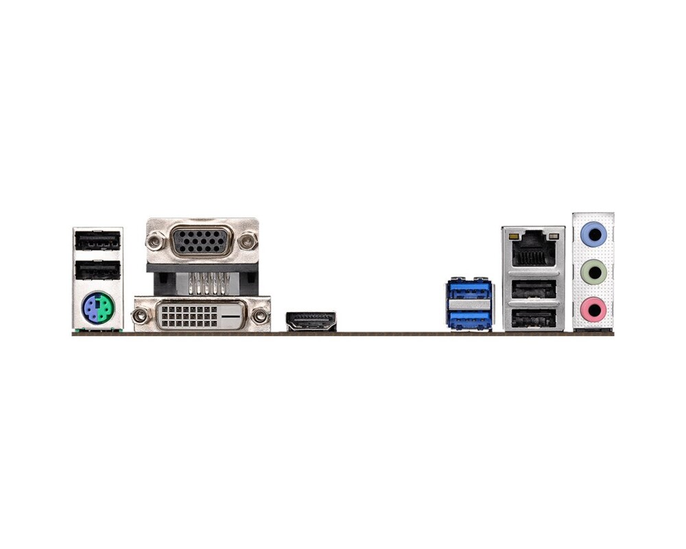 Дънна платка ASROCK H310CM-HDV LGA1151 DDR4 2666 4 SATA3 DVI-D D-Sub HDMI 12