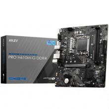  MSI PRO H610M-G DDR4 LGA 1700 1xHDMI 1xVGA 1xDP 295146 PRO_H610M-G_DDR4 на топ цена - PIC.bg