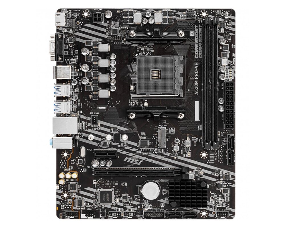 Дънна платка MSI A520M PRO-VH 2