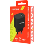 Зарядно CANYON H-20-02 PD 20W USB-C Black 4