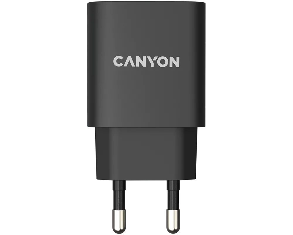 Зарядно CANYON H-20-02 PD 20W USB-C Black 3