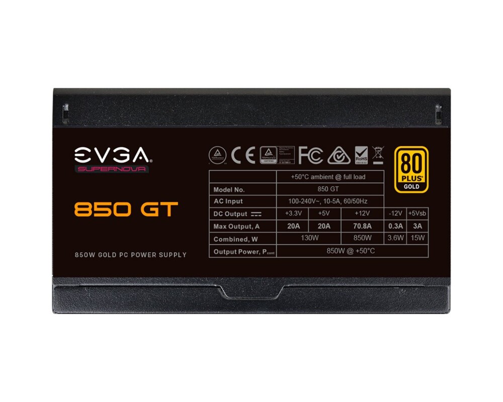 Захранване EVGA SuperNOVA 850 GT 4