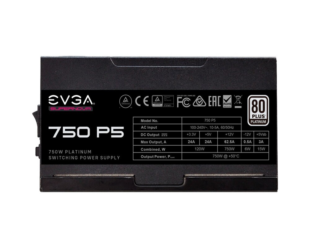 Захранване EVGA SuperNOVA 750 P5 4