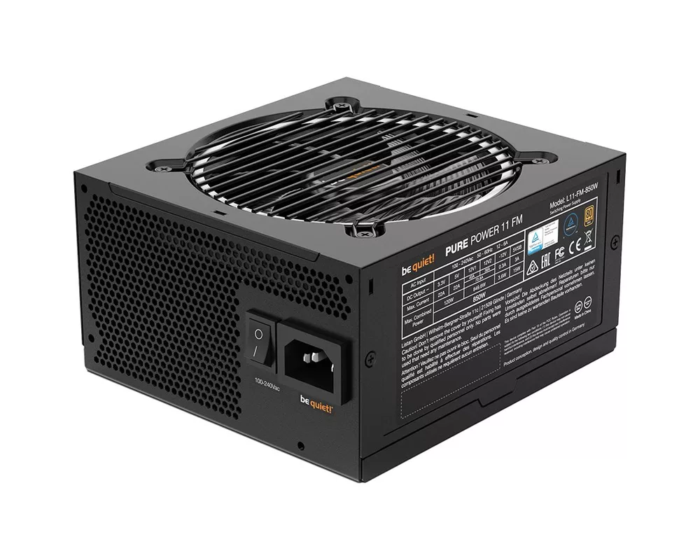 Захранване be quiet! PURE POWER 11 FM 850W 80 PLUS Gold efficiency 2