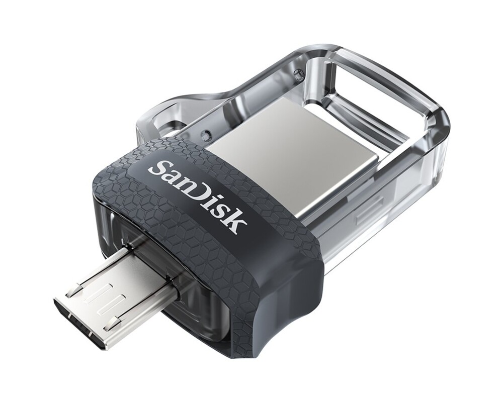 Флаш памет SanDisk Ultra Dual Drive m3.0, 64GB, OTG, Черен 4