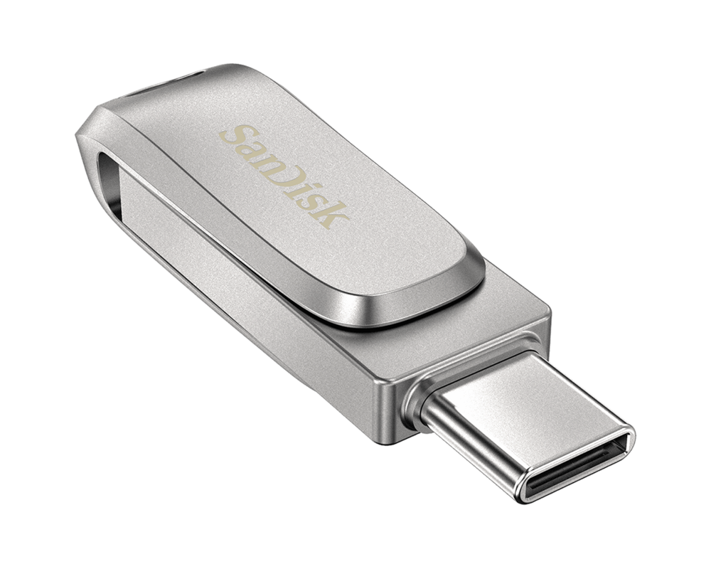 Флаш памет SanDisk Ultra Dual Drive Luxe, 64GB, USB 3.1 Gen 1, USB-C, Сребрист 7