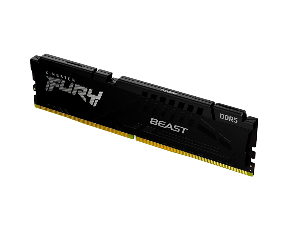 Памет Kingston FURY Beast Black 16GB DDR5 PC5-44800 5600MHz CL40 KF556C40BB-16 6