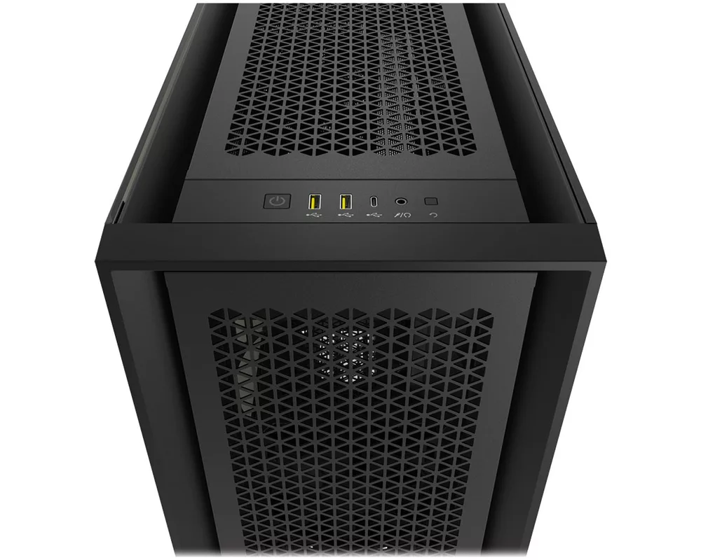 Кутия CORSAIR 5000D AIRFLOW Tempered Glass Mid-Tower ATX PC Case Black 4