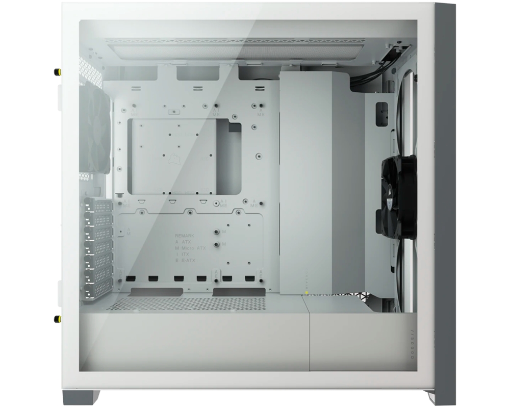 Кутия CORSAIR 5000D Tempered Glass Mid-Tower ATX PC Case — White 2