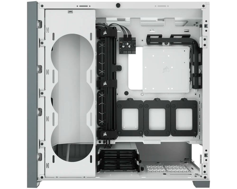 Кутия CORSAIR 5000D Tempered Glass Mid-Tower ATX PC Case — White 4