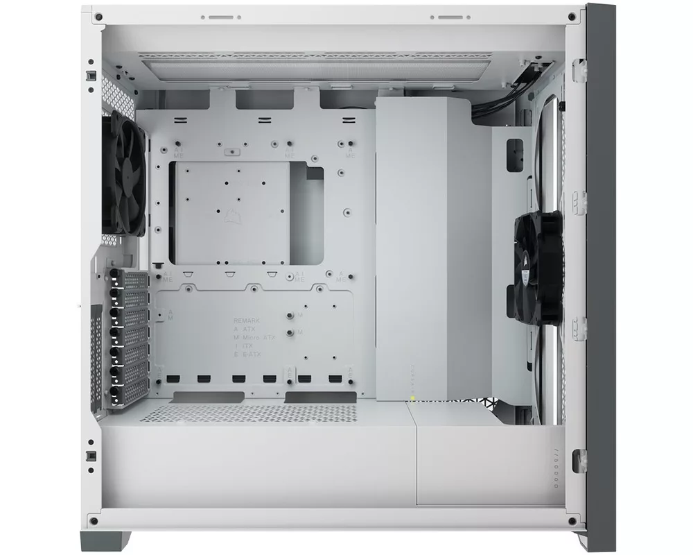 Кутия CORSAIR 5000D AIRFLOW Tempered Glass Mid-Tower ATX PC Case White 3