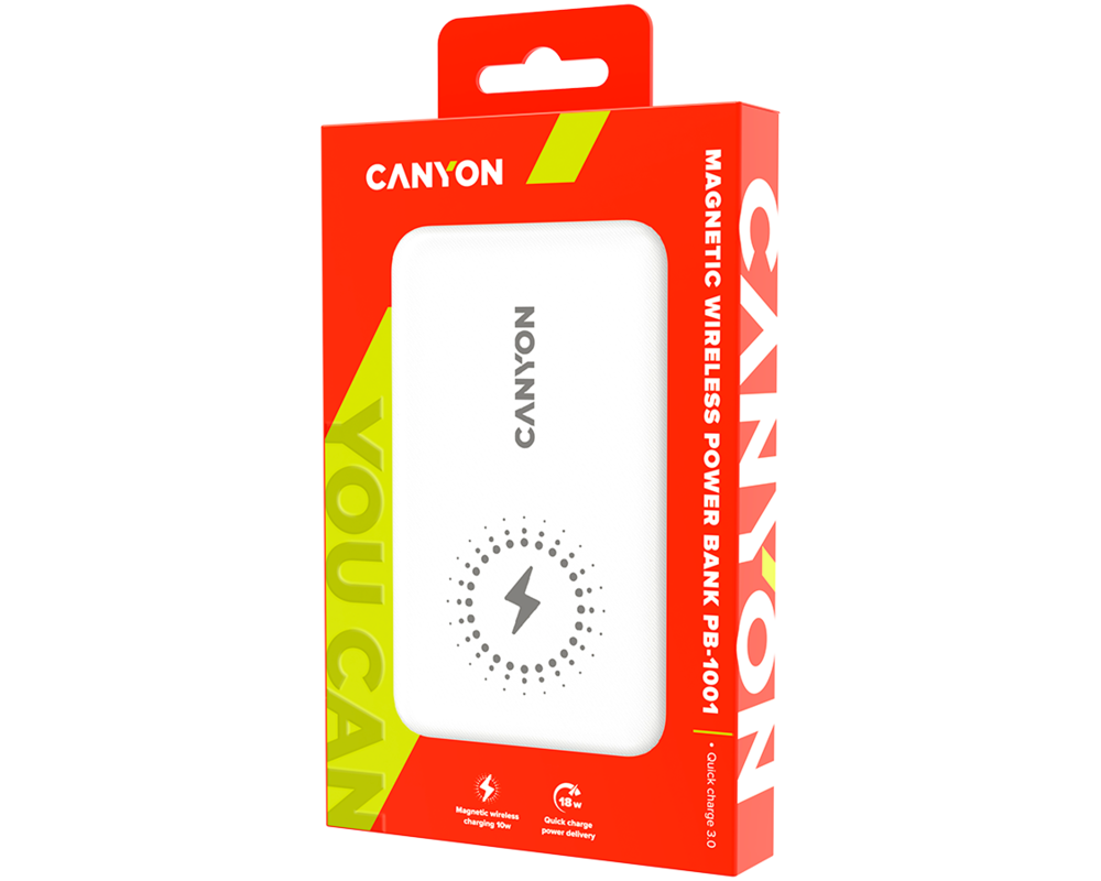 Външна батерия CANYON power bank PB-1001 10000 mAh PD 1... 16