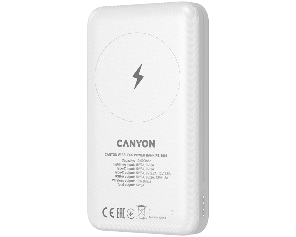 Външна батерия CANYON power bank PB-1001 10000 mAh PD 1... 13
