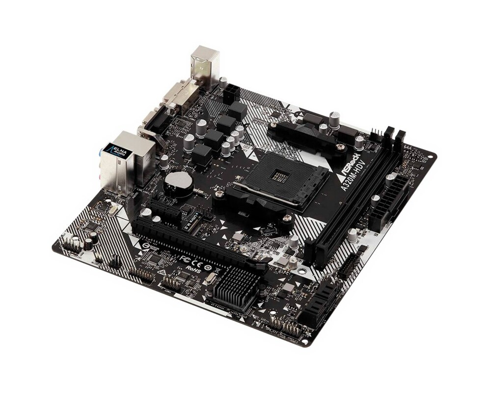 Дънна платка ASROCK A320M-HDV R4.0 mATX AM4 8