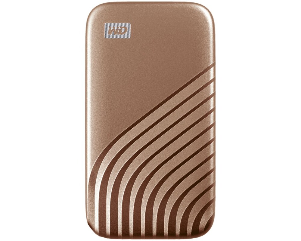 SSD WD My Passport SSD 500GB Gold Cross Compatible USB 3.2 Gen-2 and USB-C 1050MB 9