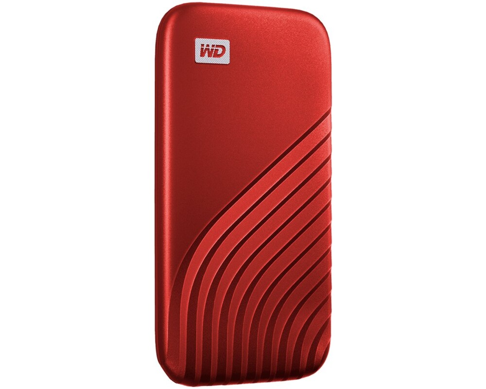 SSD WD My Passport SSD 500GB Red Cross Compatible USB 3.2 Gen-2 and USB-C 1050MB 9