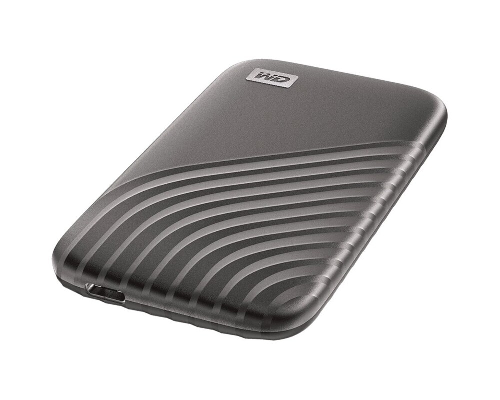 SSD WD My Passport SSD 1TB Space Gray Cross Compatible USB 3.2 Gen-2 and USB-C 1050MB 13