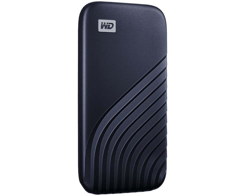 SSD WD My Passport SSD 1TB Midnight Blue Cross Compatible USB 3.2 Gen-2 and USB-C 1050MB 10