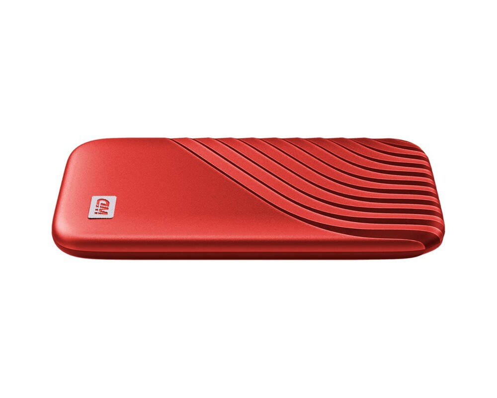 SSD WD My Passport SSD 2TB Red Cross Compatible USB 3.2 Gen-2 and USB-C 1050MB 14
