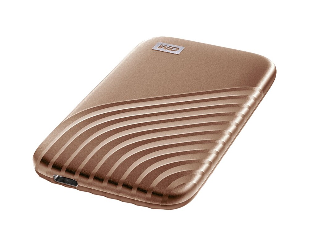 SSD WD My Passport SSD 2TB Gold Cross Compatible USB 3.2 Gen-2 and USB-C 1050MB 11