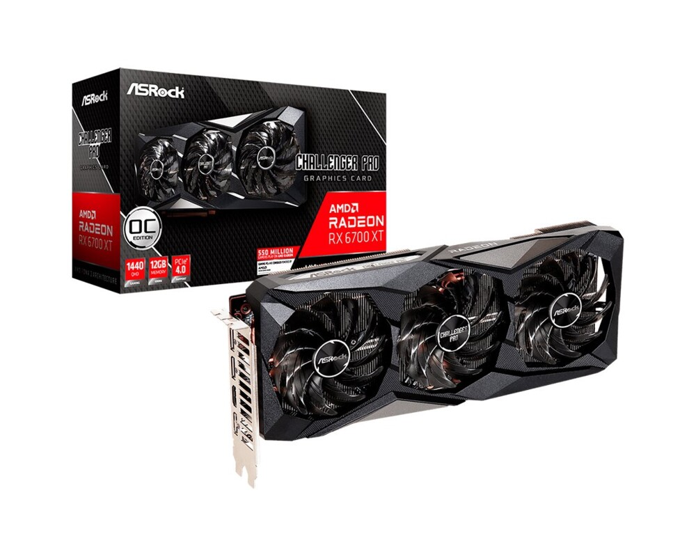 Видеокарта AMD Radeon RX 6700 XT Challenger Pro 12GB OC