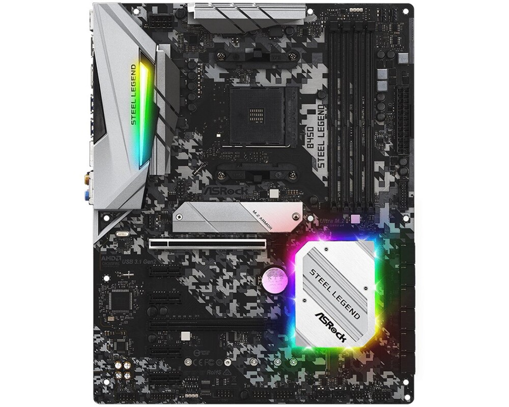 Дънна платка ASROCK B450 Steel Legend 13