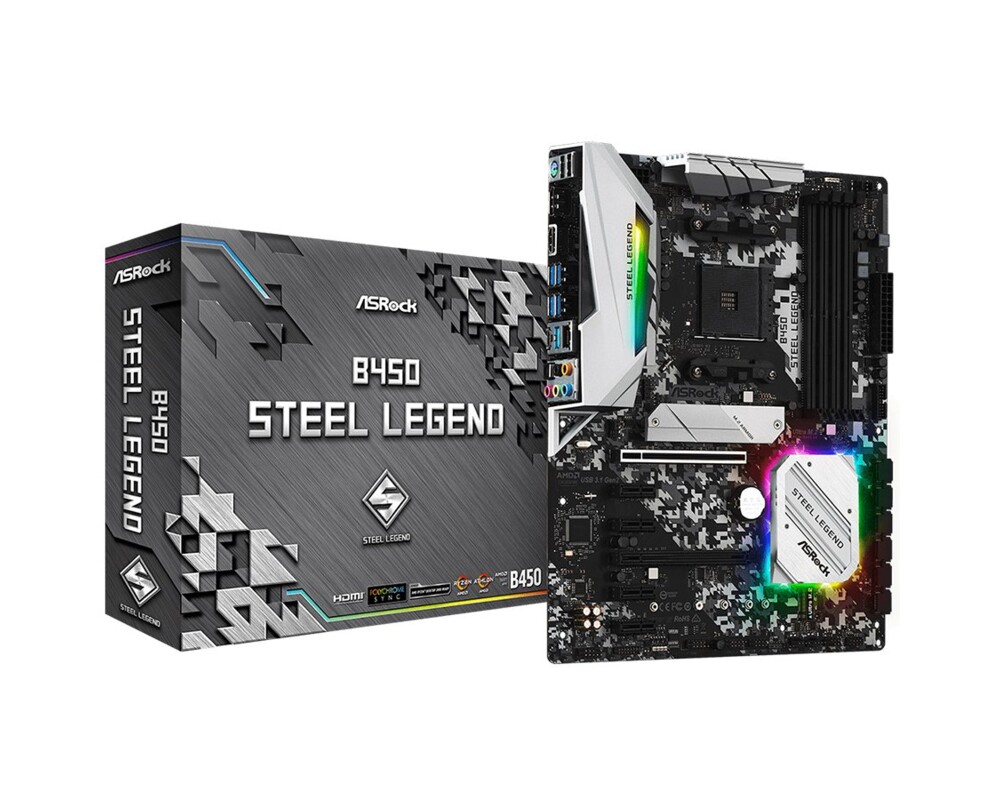 Дънна платка ASROCK B450 Steel Legend 10