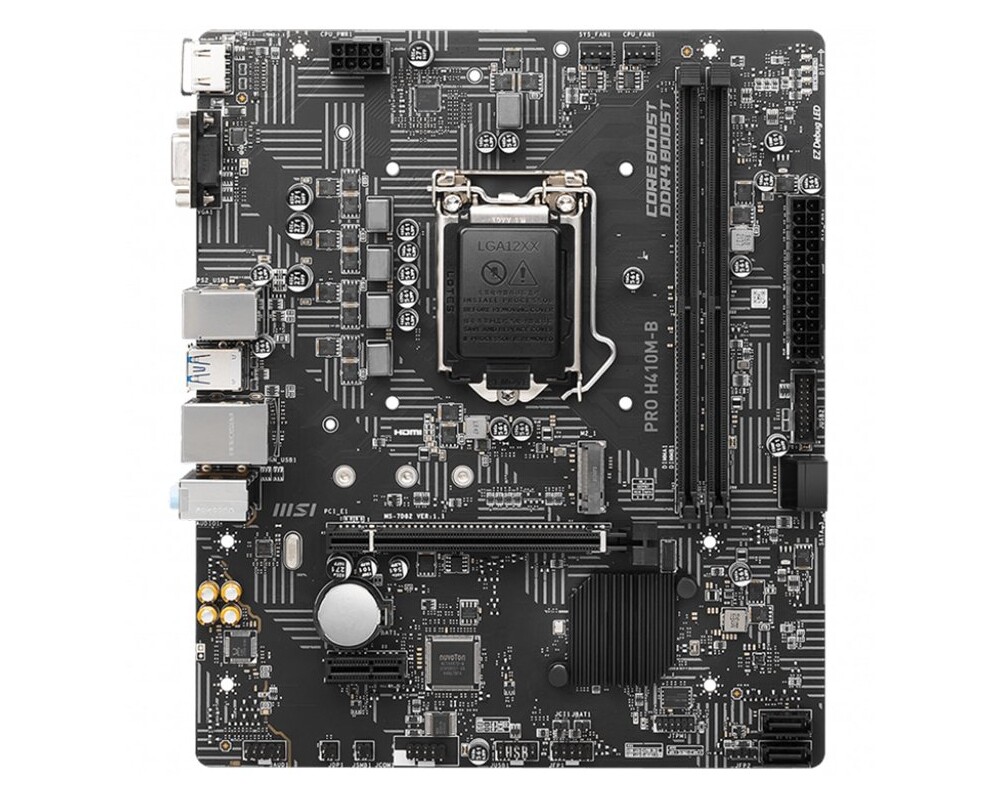Дънна платка MSI PRO H410M-B 2