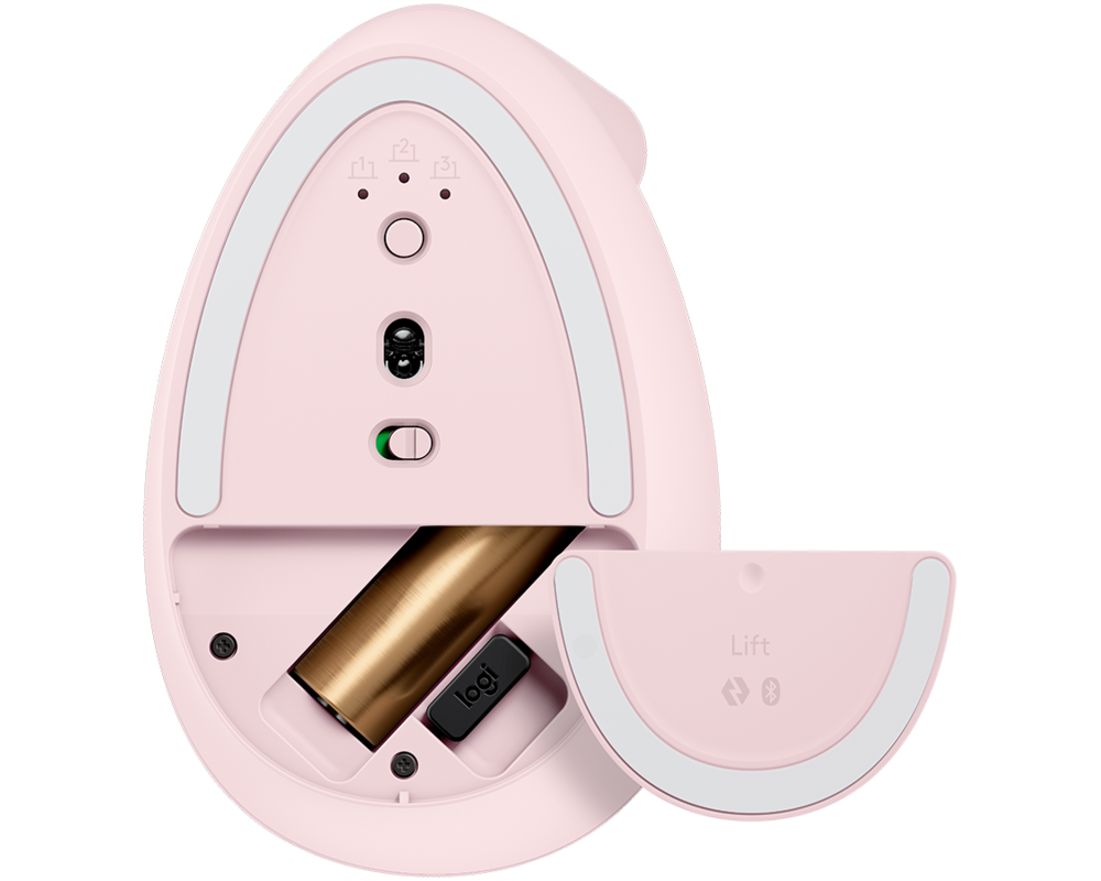 Мишка Logitech Lift Vertical Ergonomic Mouse - ROSE/DARK ROSE - EMEA 14