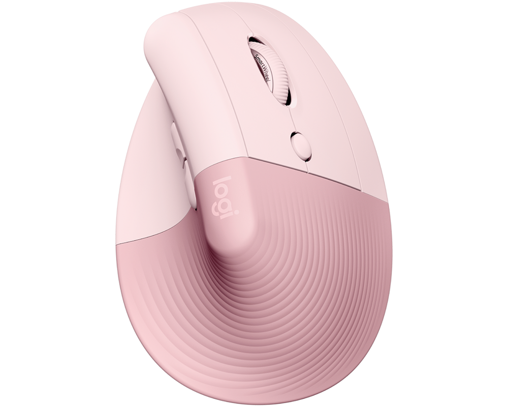 Мишка Logitech Lift Vertical Ergonomic Mouse - ROSE/DARK ROSE - EMEA 11