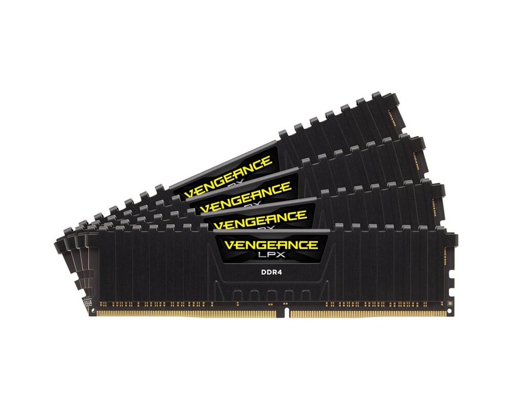 Памет CORSAIR Vengeance LPX DDR4 64GB 4x16GB 3600MHz DIMM CL18 1.35V XMP 2.0 2