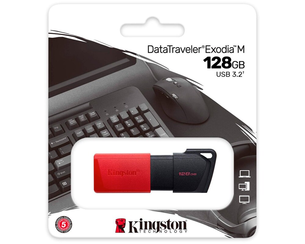 Флаш памет KINGSTON 128GB DataTraveler Exodia M 7