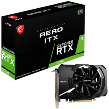  MSI GeForce RTX 3050 AERO ITX OC 8GB GDDR6 416455 RTX_3050_AERO_ITX_8G_OC на топ цена - PIC.bg