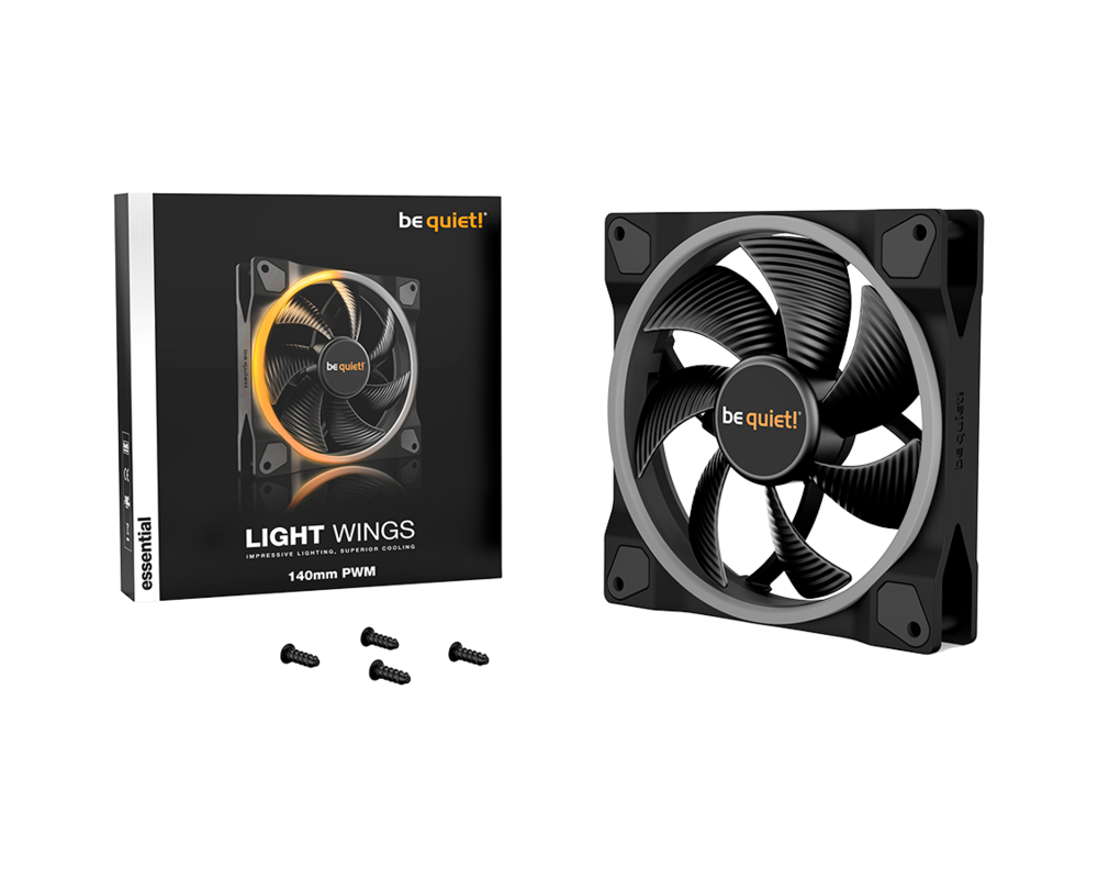 Вентилатор be quiet! LIGHT WINGS 140mm PWM 3
