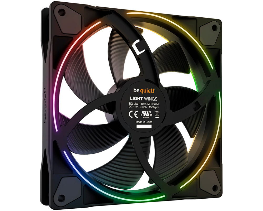 Вентилатор be quiet! LIGHT WINGS 140mm PWM 2