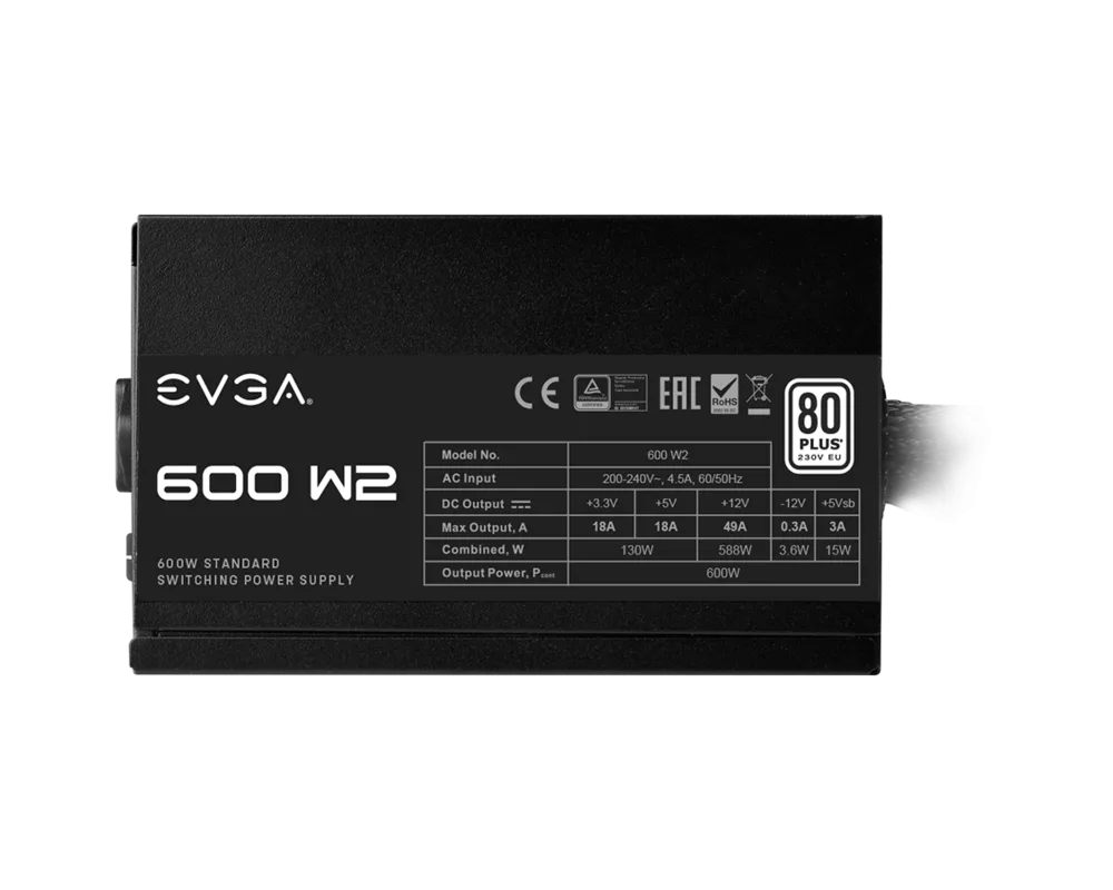 Захранване EVGA 600 W2 4