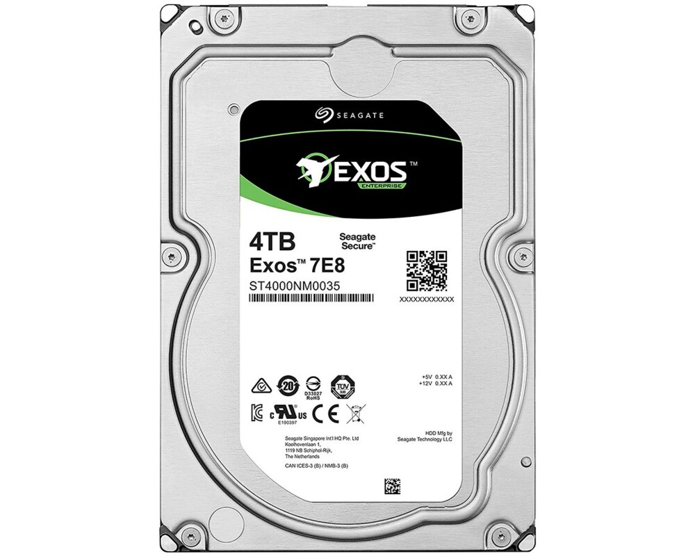 Твърд диск Seagate Exos 7E8 4TB ( 3.5" 2