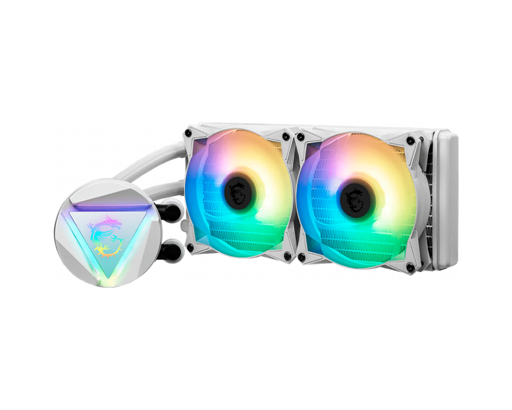 Охладител за процесор MSI MAG CORELIQUID 240R V2 White Liquid Cooler 3
