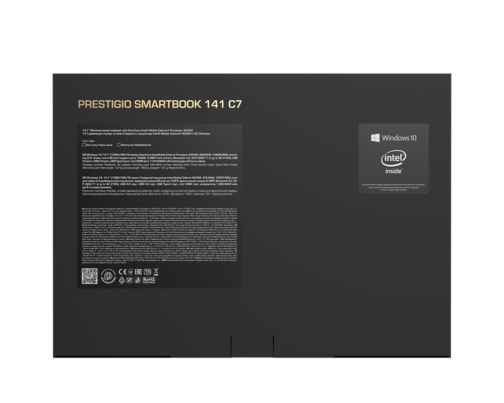 Лаптоп Prestigio SmartBook 141 C6 10