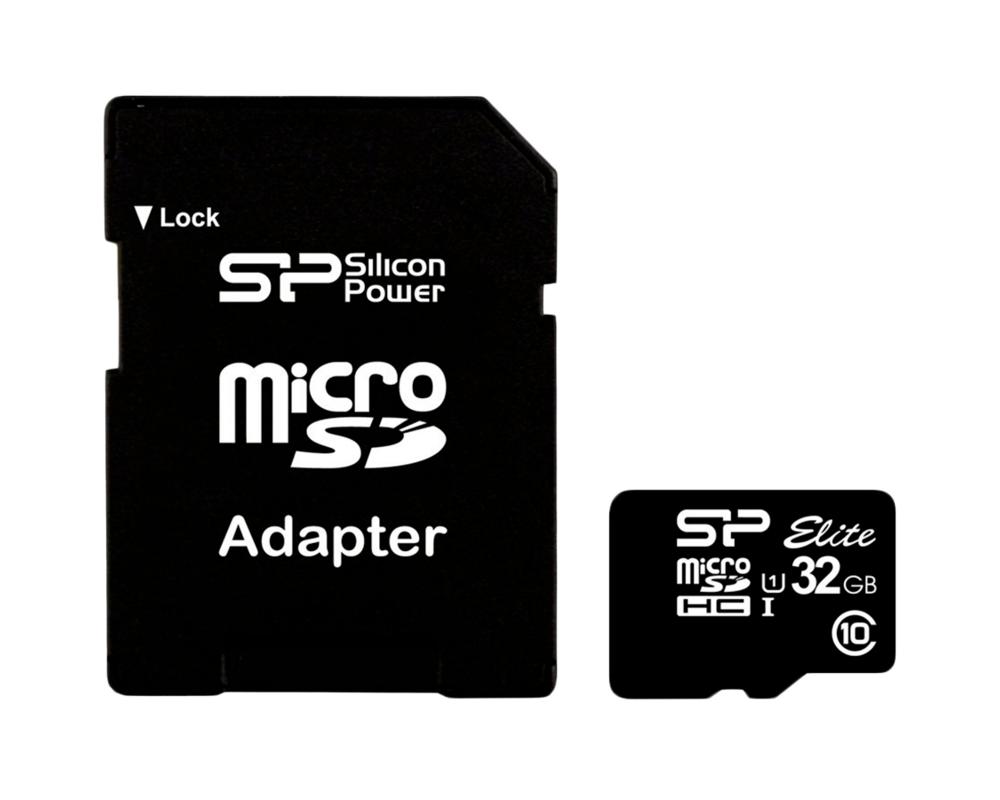 Флаш карта SILICON POWER memory card Micro SDHC 32GB Class 10 + Adapter 3