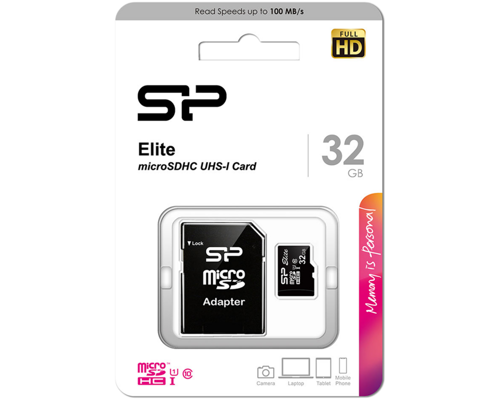Флаш карта SILICON POWER memory card Micro SDHC 32GB Class 10 + Adapter 4