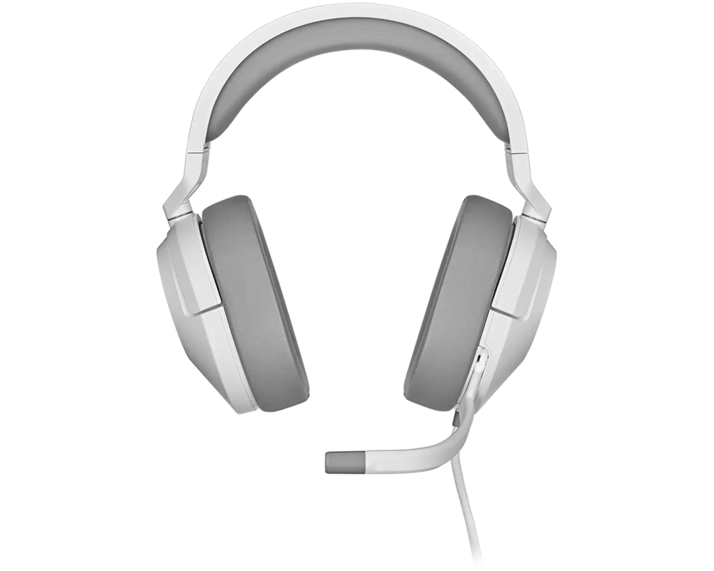 Слушалки Corsair HS55 Stereo Headset, White