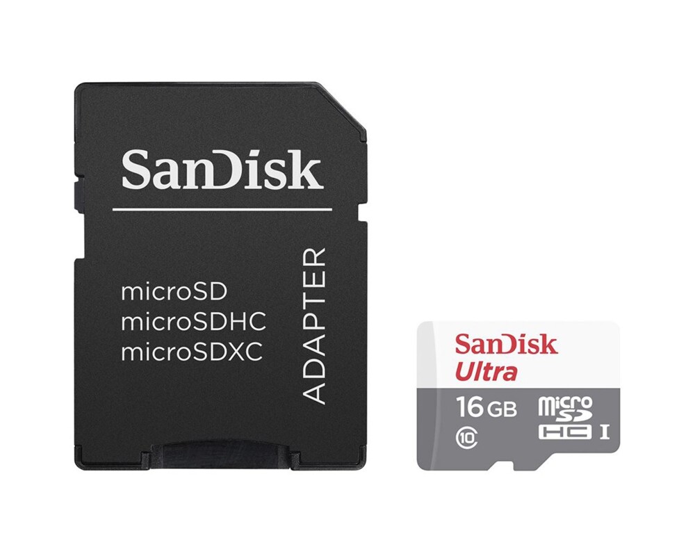 Флаш карта SanDisk Ultra Android microSDHC 16GB 80M...