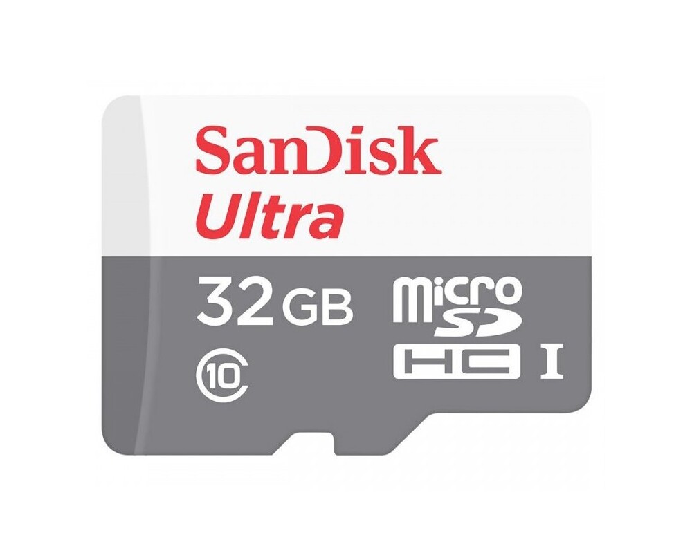 Флаш карта SanDisk Ultra Android microSDHC 32GB 80M...