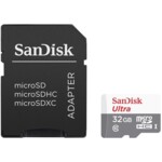<span>Флаш карта</span> SanDisk Ultra Android microSDHC + SD Ada... <span class='catalog-num-in-name'>SDSQUNS-032G-GN3MA</span> - 