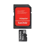 Флаш карта SanDisk microSDHC 16GB + SD Adapter; EAN... 3