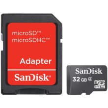  SanDisk 32GB microSDHC Class 4 Memory Card + SD Adaptor 529508 SDSDQM-032G-B35A на топ цена - PIC.bg