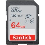<span>Флаш карта</span> SanDisk Ultra 64GB SDXC Memory Card 100MB/s <span class='catalog-num-in-name'>SDSDUNR-064G-GN3IN</span> - 